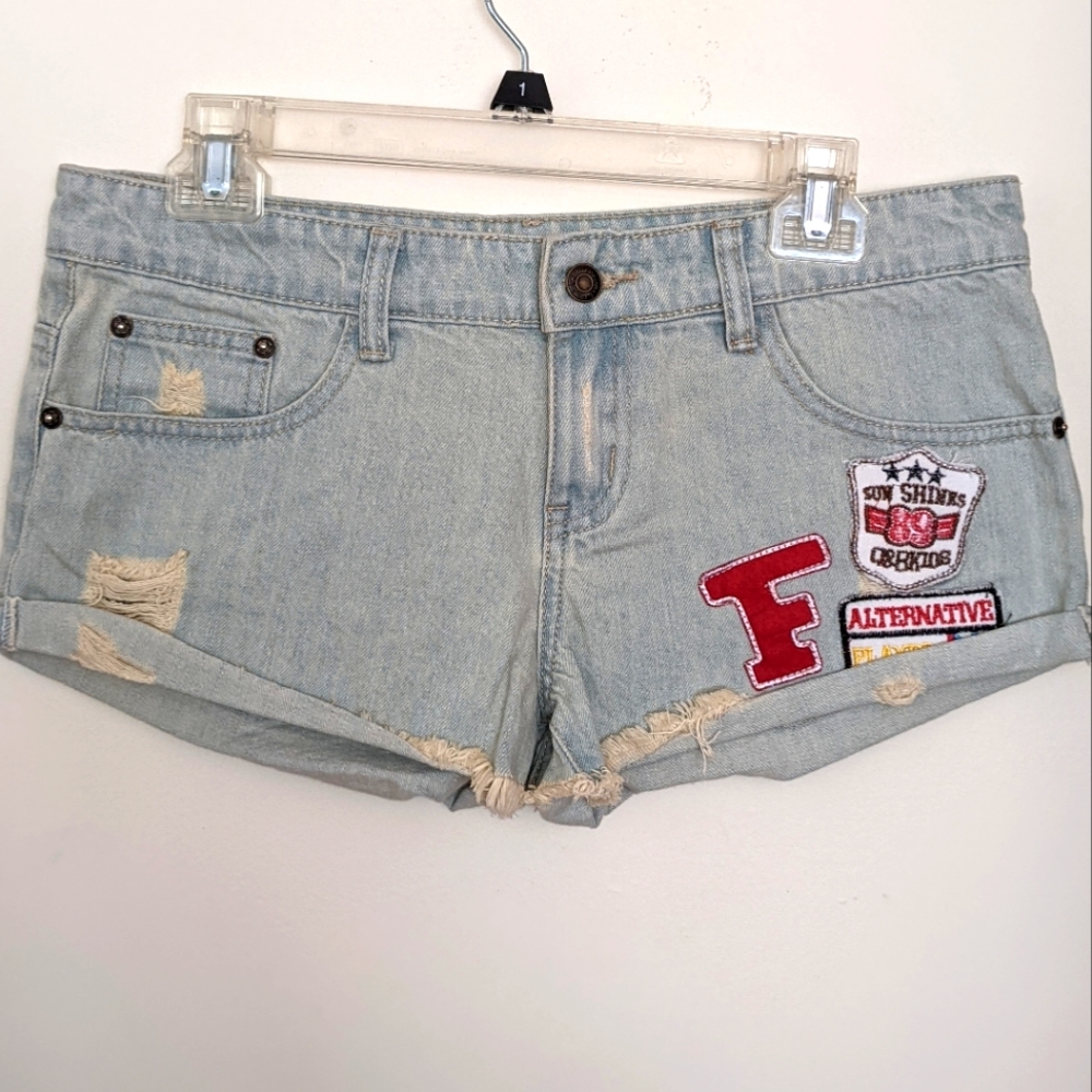 Women's mini jean shorts